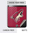 NHL Arizona Coyotes Solid Background Galaxy Z Flip Skin