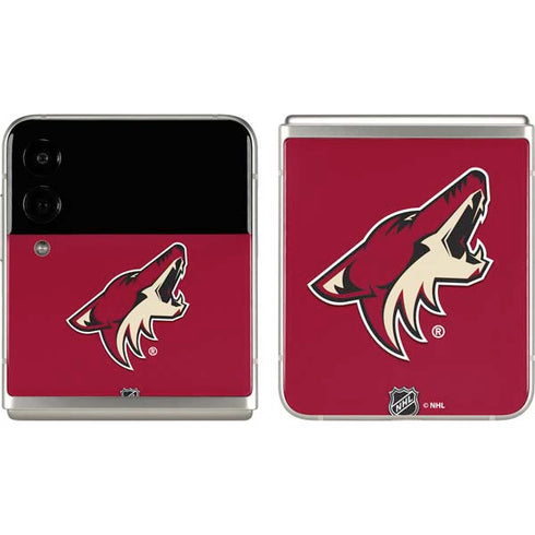 NHL Arizona Coyotes Solid Background Galaxy Z Flip3 5G Skin