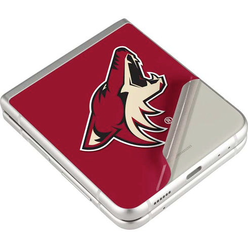 NHL Arizona Coyotes Solid Background Galaxy Z Flip3 5G Skin