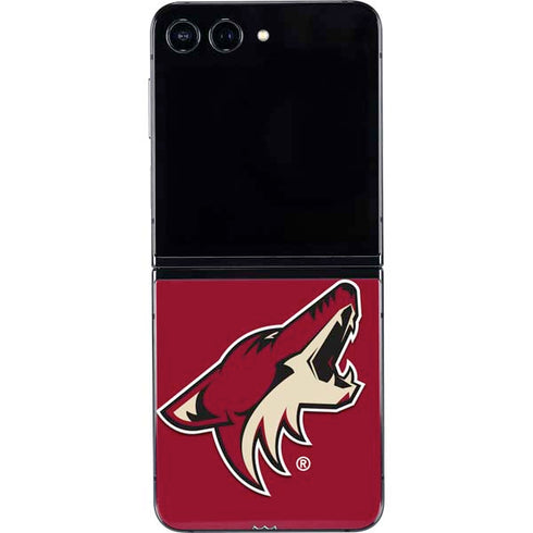 NHL Arizona Coyotes Solid Background Galaxy Z Flip5 5G Skin