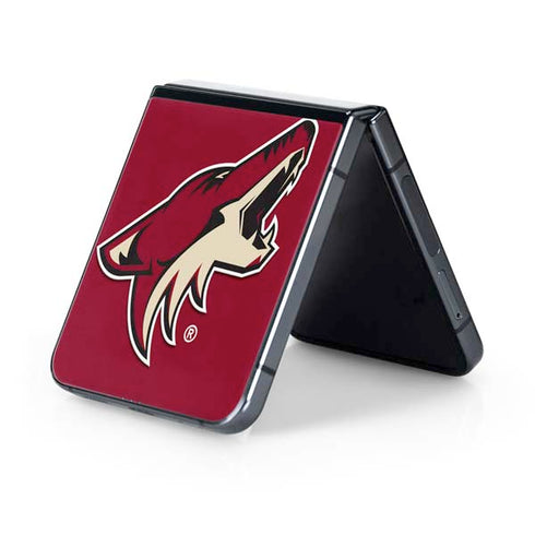 NHL Arizona Coyotes Solid Background Galaxy Z Flip5 5G Skin