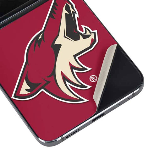 NHL Arizona Coyotes Solid Background Galaxy Z Flip5 5G Skin