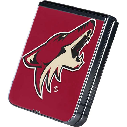 NHL Arizona Coyotes Solid Background Galaxy Z Flip5 5G Skin