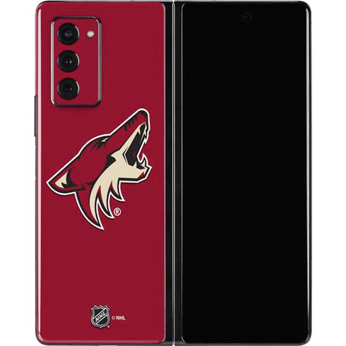 NHL Arizona Coyotes Solid Background Galaxy Z Fold2 5G Skin