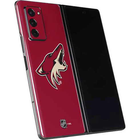 NHL Arizona Coyotes Solid Background Galaxy Z Fold2 5G Skin