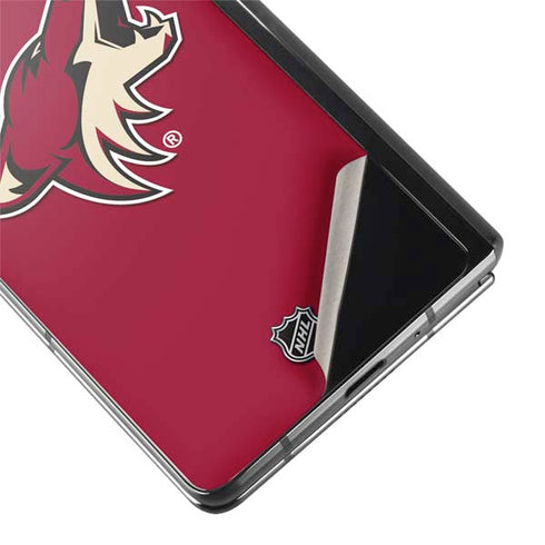 NHL Arizona Coyotes Solid Background Galaxy Z Fold2 5G Skin