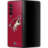 NHL Arizona Coyotes Solid Background Galaxy Z Fold3 5G Skin