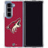 NHL Arizona Coyotes Solid Background Galaxy Z Fold5 5G Clear Case
