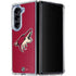 NHL Arizona Coyotes Solid Background Galaxy Z Fold5 5G Clear Case