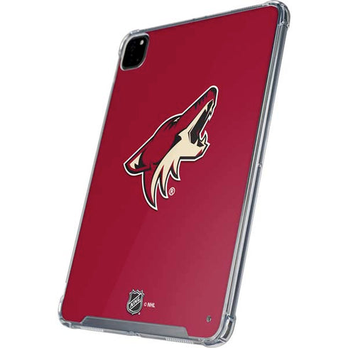 NHL Arizona Coyotes Solid Background iPad Pro 12.9in (2020) Clear Case