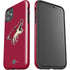 NHL Arizona Coyotes Solid Background iPhone 11 Impact Case