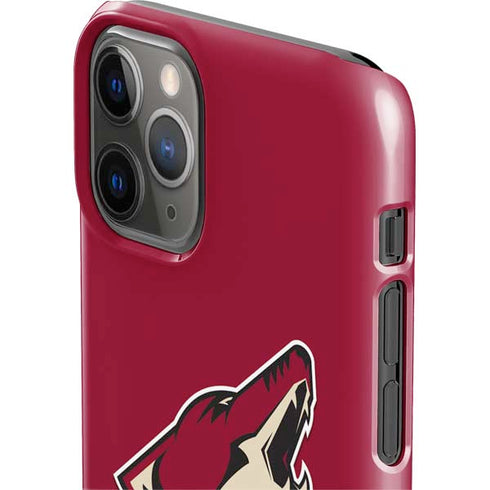 NHL Arizona Coyotes Solid Background iPhone 11 Pro Lite Case