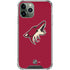 NHL Arizona Coyotes Solid Background iPhone 11 Pro Max Clear Case