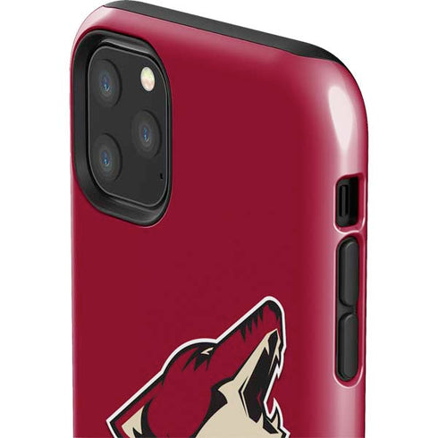 NHL Arizona Coyotes Solid Background iPhone 11 Pro Max Impact Case