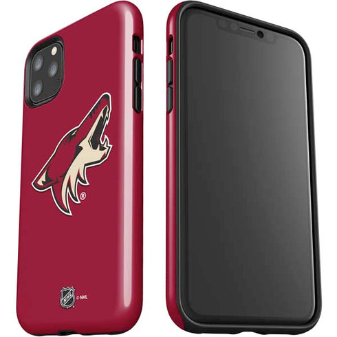 NHL Arizona Coyotes Solid Background iPhone 11 Pro Max Impact Case