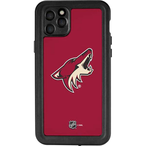 NHL Arizona Coyotes Solid Background iPhone 11 Pro Max Waterproof Case