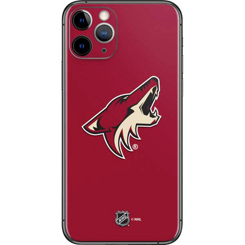 NHL Arizona Coyotes Solid Background iPhone 11 Pro Skin