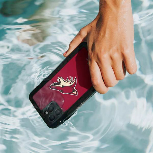 NHL Arizona Coyotes Solid Background iPhone 11 Pro Waterproof Case