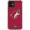 NHL Arizona Coyotes Solid Background iPhone 12 Mini Clear Case