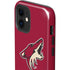 NHL Arizona Coyotes Solid Background iPhone 12 Mini Impact Case