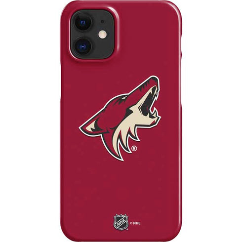 NHL Arizona Coyotes Solid Background iPhone 12 Mini Lite Case