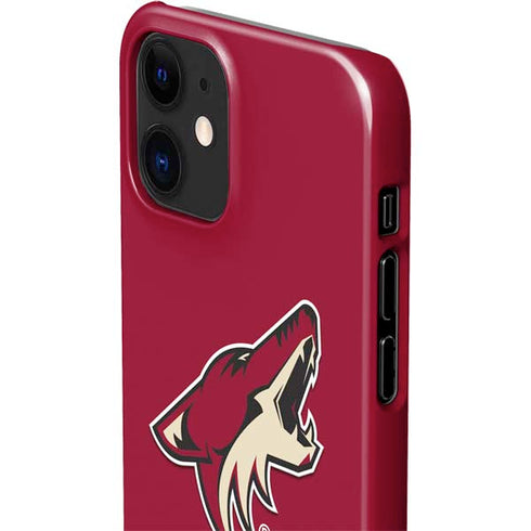 NHL Arizona Coyotes Solid Background iPhone 12 Mini Lite Case