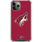 NHL Arizona Coyotes Solid Background iPhone 12 Pro Clear Case