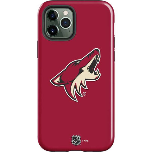 NHL Arizona Coyotes Solid Background iPhone 12 Pro Impact Case