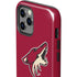 NHL Arizona Coyotes Solid Background iPhone 12 Pro Impact Case