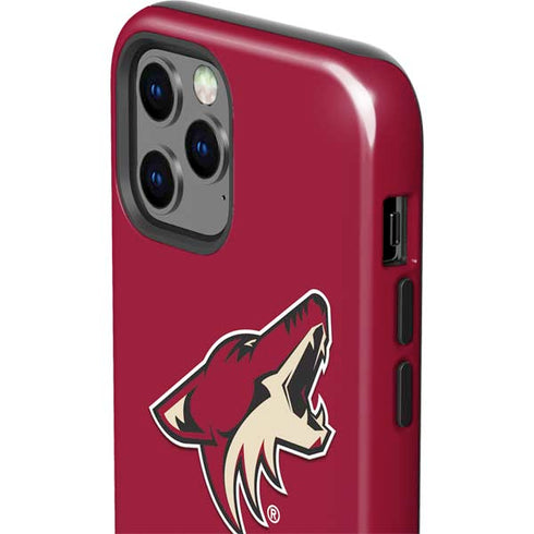 NHL Arizona Coyotes Solid Background iPhone 12 Pro Max Impact Case