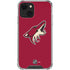 NHL Arizona Coyotes Solid Background iPhone 13 Mini Clear Case