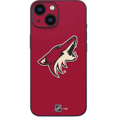 NHL Arizona Coyotes Solid Background iPhone 13 Mini Skin