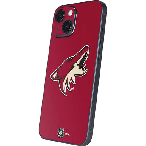 NHL Arizona Coyotes Solid Background iPhone 13 Mini Skin
