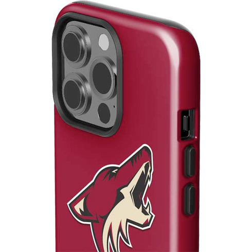 NHL Arizona Coyotes Solid Background iPhone 13 Pro Impact Case
