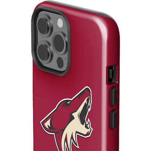 NHL Arizona Coyotes Solid Background iPhone 13 Pro Max Impact Case