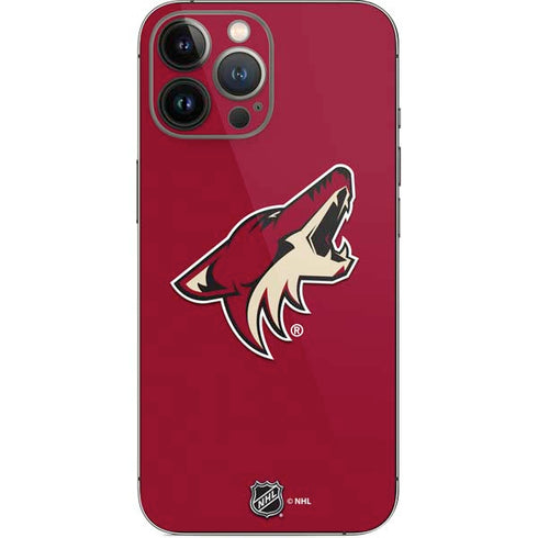 NHL Arizona Coyotes Solid Background iPhone 14 Pro Max Skin