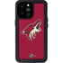NHL Arizona Coyotes Solid Background iPhone 14 Pro Max Waterproof Case