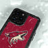 NHL Arizona Coyotes Solid Background iPhone 14 Pro Max Waterproof Case