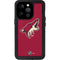 NHL Arizona Coyotes Solid Background iPhone 14 Pro Waterproof Case