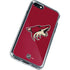NHL Arizona Coyotes Solid Background iPhone SE (2nd & 3rd Gen) Clear Case