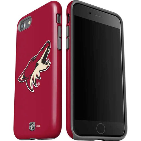 NHL Arizona Coyotes Solid Background iPhone SE (2nd & 3rd Gen) Pro Case