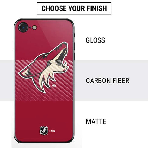 NHL Arizona Coyotes Solid Background iPhone SE (2nd & 3rd Gen) Skin