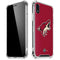 NHL Arizona Coyotes Solid Background iPhone XR Clear Case