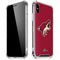 NHL Arizona Coyotes Solid Background iPhone XS Max Clear Case