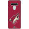 NHL Arizona Coyotes Solid Background LG Stylo 6 Clear Case