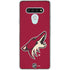 NHL Arizona Coyotes Solid Background LG Stylo 6 Clear Case
