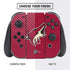 NHL Arizona Coyotes Solid Background Nintendo Switch Bundle Skin