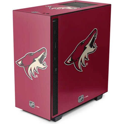 NHL Arizona Coyotes Solid Background NZXT H510 Compact ATX Mid-Tower Case Skin