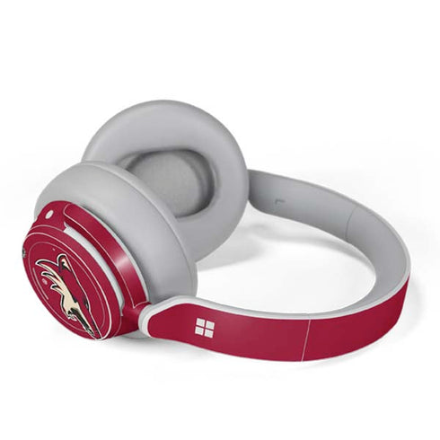 NHL Arizona Coyotes Solid Background Surface Headphones Skin