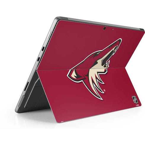 NHL Arizona Coyotes Solid Background Surface Pro 9 Skin